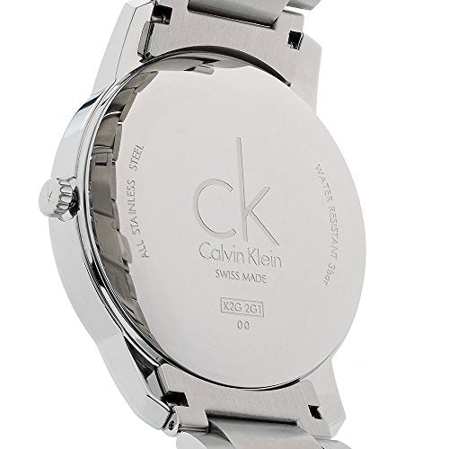  Shop Authentic Calvin Klein City Blue Dial Silver Steel Strap Watch for Men - K2G2G14Q - Luxxuri