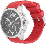  Shop Authentic Tommy Hilfiger Decker Quartz Black Dial Red Rubber Strap Watch for Men - 1791351 - Luxxuri