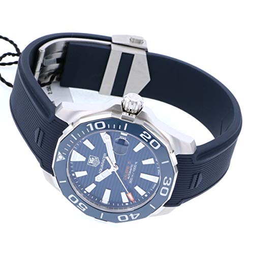  Shop Authentic Tag Heuer Aquaracer Calibre 5 Blue Dial Blue Silicone Strap Watch for Men -  WAY211C.FT6155 - Luxxuri
