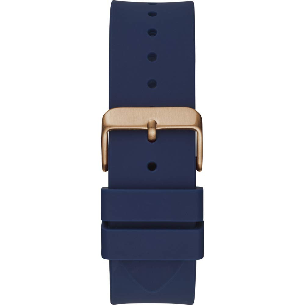  Shop Authentic Guess Genesis Quartz Blue Dial Blue Silicone Strap Watch For Men - W1254G3 - Luxxuri