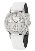  Shop Authentic Calvin Klein Skirt White Dial White Leather Strap Watch for Women - K2U291L6 - Luxxuri