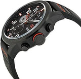  Shop Authentic Tommy Hilfiger Trent Multifunction Black Dial Black Leather Strap Watch for Men - 1791136 - Luxxuri