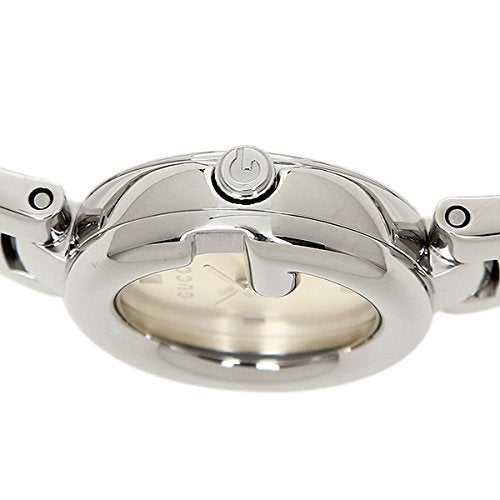  Shop Authentic Gucci Guccissima Quartz Silver Dial Silver Steel Strap Watch For Women - YA134502 - Luxxuri