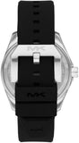  Shop Authentic Michael Kors Maritime Three Hand Blue Dial Black Silicone Strap Watch for Men - MK9167 - Luxxuri