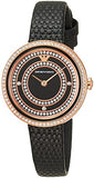  Shop Authentic Emporio Armani Rosa Two Hand Black Dial Black Leather Strap Watch For Women - AR11493 - Luxxuri