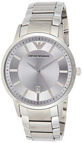  Shop Authentic Emporio Armani Classic Quartz Silver Dial Silver Steel Strap Watch For Men - AR2478 - Luxxuri