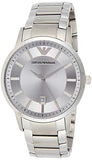  Shop Authentic Emporio Armani Classic Quartz Silver Dial Silver Steel Strap Watch For Men - AR2478 - Luxxuri