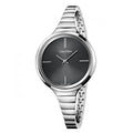  Shop Authentic Calvin Klein Lively Black Dial Silver Steel Strap Watch for Women - K4U23121 - Luxxuri