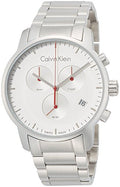  Shop Authentic Calvin Klein City Chronograph White Dial Silver Steel Strap Watch for Men - K2G271Z6 - Luxxuri