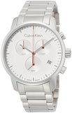  Shop Authentic Calvin Klein City Chronograph White Dial Silver Steel Strap Watch for Men - K2G271Z6 - Luxxuri