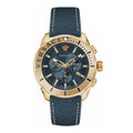  Shop Authentic Versace Casual Chronograph Blue Dial Blue Leather Strap Watch for Men - VERG004-18 - Luxxuri