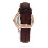  Shop Authentic Daniel Wellington Dapper Bristol White Dial Brown Leather Strap Watch For Women - DW00100094 - Luxxuri