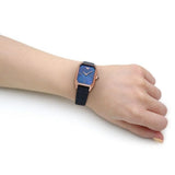  Shop Authentic Emporio Armani Gioia Quartz Mother of Pearl Blue Dial Blue Leather Strap Watch For Women - AR11426 - Luxxuri