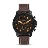  Shop Authentic Fossil Bowman Chronograph Brown Dial Brown Leather Strap Watch for Men - FS5601 - Luxxuri