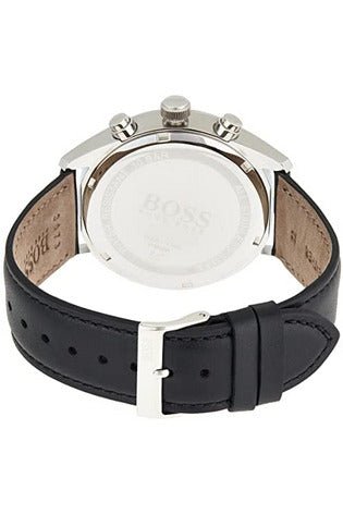  Shop Authentic Hugo Boss Corporal Black Dial Black Leather Strap Watch for Men - 1513638 - Luxxuri