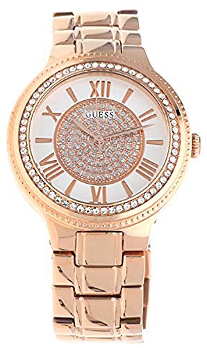  Shop Authentic Guess Madison Diamonds White Dial Rose Gold Steel Strap Watch for Women - W0637L3 - Luxxuri