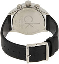  Shop Authentic Calvin Klein Masculine Chronograph White Dial Black Leather Strap Watch for Men - K2H27120 - Luxxuri