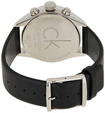  Shop Authentic Calvin Klein Masculine Chronograph White Dial Black Leather Strap Watch for Men - K2H27120 - Luxxuri