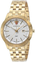  Shop Authentic Versace Univers Quartz White Dial Gold Steel Strap Watch for Men - VEBK00518 - Luxxuri