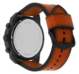 Shop Authentic Fossil Bronson Black Dial Brown Leather Strap Watch for Men - FS5714 - Luxxuri