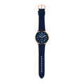  Shop Authentic Fossil Forrester Chronograph Blue Dial Blue Leather Strap Watch for Men - FS5814 - Luxxuri
