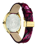  Shop Authentic Versace Shadov Quartz Red Dial Red Leather Strap Watch for Women - VEBM00918 - Luxxuri