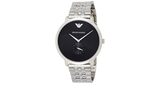  Shop Authentic Emporio Armani Classic Quartz Black Dial Silver Steel Strap Watch For Men - AR11161 - Luxxuri