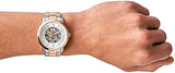  Shop Authentic Fossil Neutra Automatic Skeleton White Dial Two Tone Steel Strap Watch for Men - ME3196 - Luxxuri