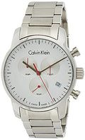  Shop Authentic Calvin Klein City Chronograph White Dial Silver Steel Strap Watch for Men - K2G271Z6 - Luxxuri