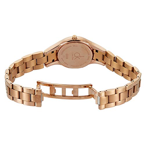  Shop Authentic Calvin Klein Simplicity White Dial Rose Gold Steel Strap Watch for Women - K4323520 - Luxxuri