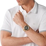  Shop Authentic Michael Kors Brecken Chronograph Black Dial Gold Mesh Strap Watch For Men - MK8867 - Luxxuri