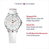  Shop Authentic Tommy Hilfiger White Dial White Rubber Strap Watch for Women - 1781271 - Luxxuri
