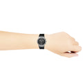 Salvatore Ferragamo Sapphire Chrono Black Dial Black Silicone Strap Watch for Men - SFME00121