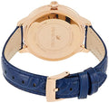  Shop Authentic Swarovski Octea Lux Blue Dial Blue Leather Strap Watch for Women - 5414413 - Luxxuri