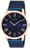  Shop Authentic Guess Richmond Blue Dial Blue Mesh Bracelet Watch for Men - W1263G4 - Luxxuri