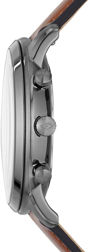  Shop Authentic Fossil Neutra Chronograph Grey Dial Brown Leather Strap Watch for Men - FS5512 - Luxxuri