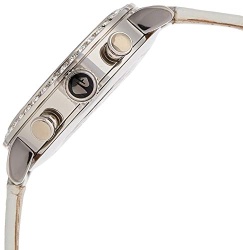  Shop Authentic Swarovski Citra Sphere Chronograph White Dial White Leather Strap Watch for Women - 5027127 - Luxxuri