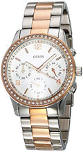  Shop Authentic Guess Mini Spectrum Quartz Silver Dial Two Tone Steel Strap Watch For Women - W0122L1 - Luxxuri