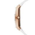  Shop Authentic Guess Raven Diamonds Rose Gold Dial White Silicone Strap Watch for Women - GW0105L3 - Luxxuri