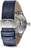  Shop Authentic Maurice Lacroix Aikon Automatic Blue Dial Blue Leather Strap Watch For Men - AI6008-ss001-430-1 - Luxxuri