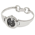  Shop Authentic Gucci Guccisima Quartz Black Dial Silver Steel Strap Watch For Women - YA134501 - Luxxuri