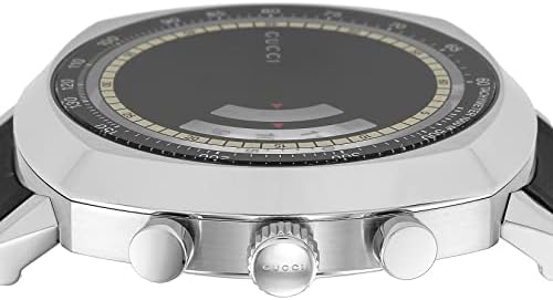  Shop Authentic Gucci Grip Chronograph Black Dial Black Rubber Strap Watch For Men - YA157301 - Luxxuri