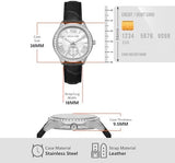  Shop Authentic Michael Kors Sage Three-Hand Mother of Pearl White Dial Black Leather Strap Watch for Women - MK4821 - Luxxuri