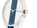  Shop Authentic Calvin Klein Rebel Blue Silver Dial Blue Leather Strap Watch for Women - K8P231V6 - Luxxuri