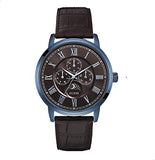  Shop Authentic Guess Delancy Analog Brown Dial Brown Leather Strap Watch For Men - W0870G3 - Luxxuri