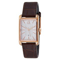  Shop Authentic Calvin Klein Window White Dial Brown Leather Strap Watch for Women - K2M23620 - Luxxuri