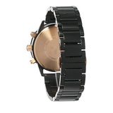  Shop Authentic Emporio Armani Mario Ceramic Chronograph Black Dial Black Steel Strap Watch For Men - AR70002 - Luxxuri