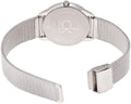  Shop Authentic Calvin Klein Minimal Black Dial Silver Mesh Bracelet Watch for Men - K3M51151 - Luxxuri