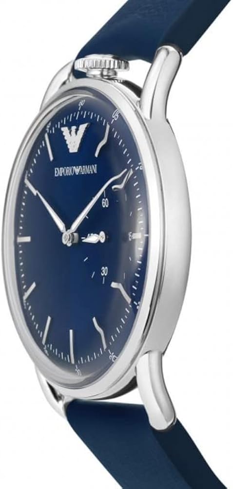  Shop Authentic Emporio Armani Aviator Quartz Blue Dial Blue Leather Strap Watch For Men - AR11335 - Luxxuri