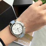  Shop Authentic Michael Kors Blair Silver Dial Two Tone Steel Strap Watch for Women - MK6137 - Luxxuri
